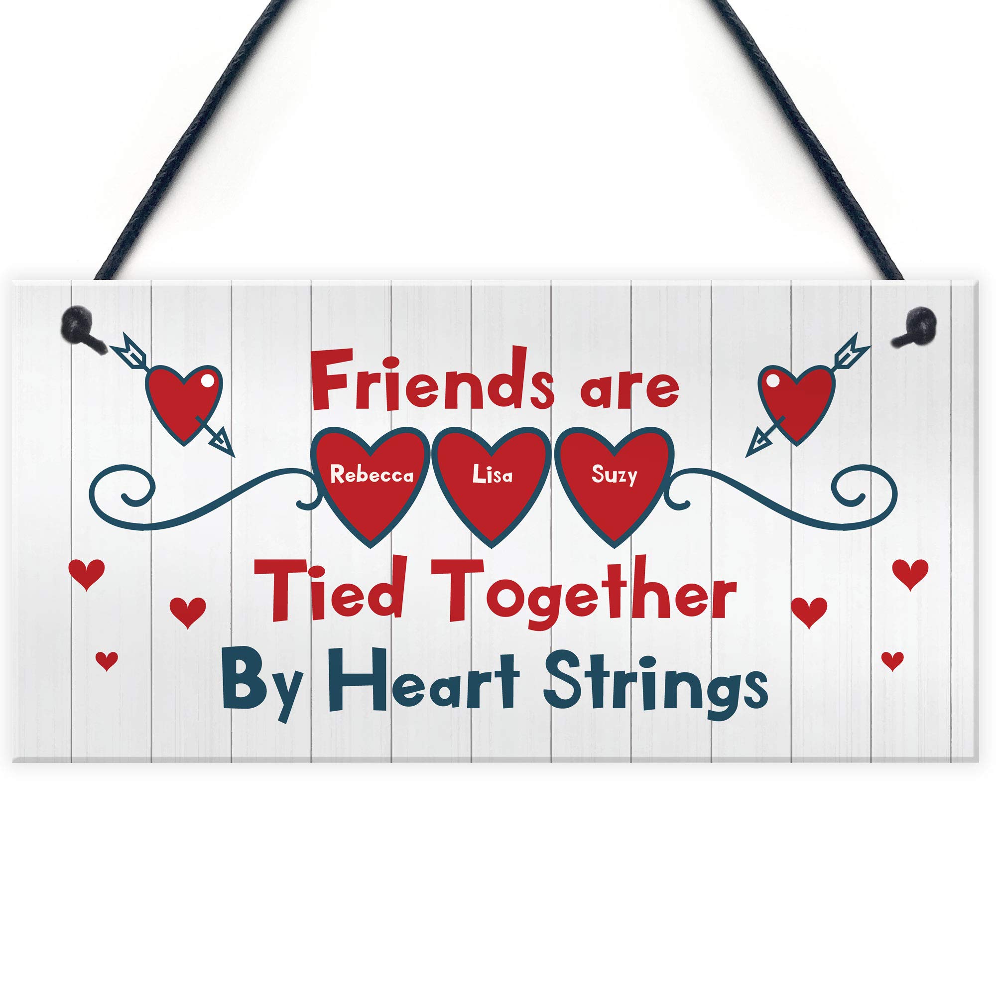 PERSONALISED Friendship Plaque Gift For Birthday Christmas Thank You Gift For Her