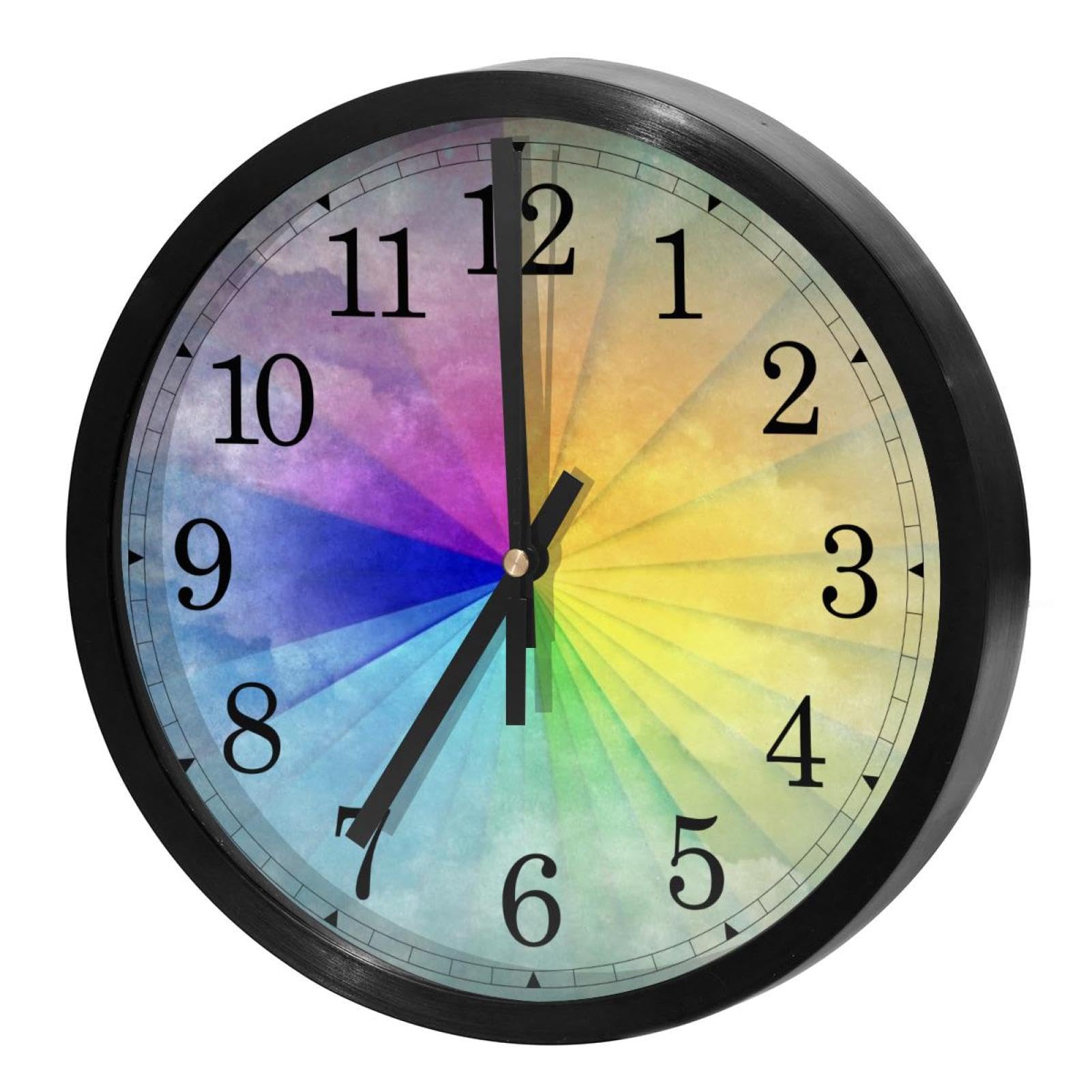 Horloge murale à piles sans bruit pour retrouver le sommeil et la concentration