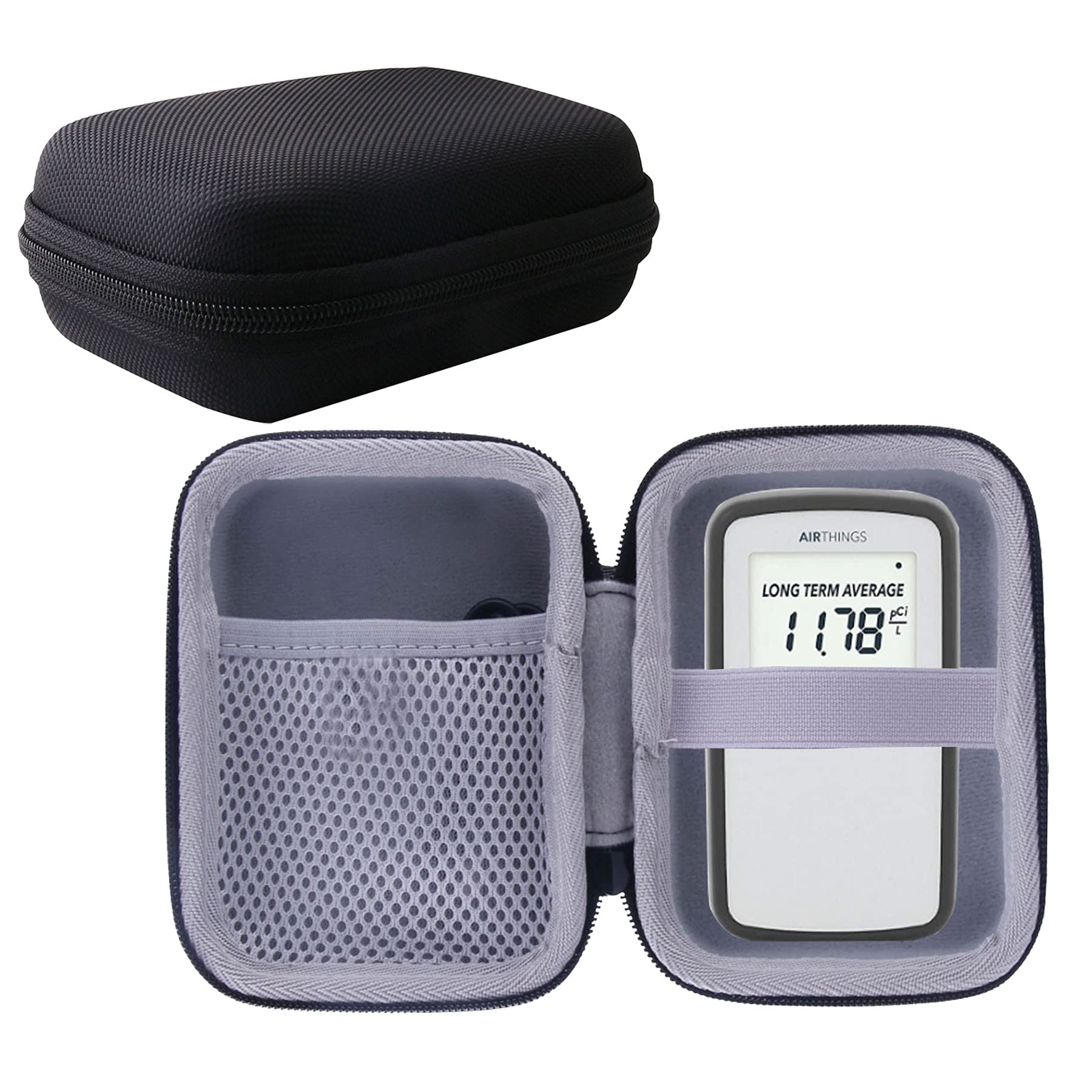 WERJIA Hard Carrying Case Compatible with Airthings Corentium Home Radon Detector (Case Only)