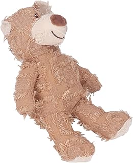 VGEBY Indestructible Robust Bear Toy for Pets, Excellent Plush Material, Multifunctional Toy for Anxiety Relief, Large Breeds (Yellow)