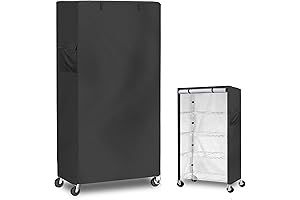 Waterproof Shoe Covers for 4ft Wire Rack. Unique 600D Heavy Duty Shelf...