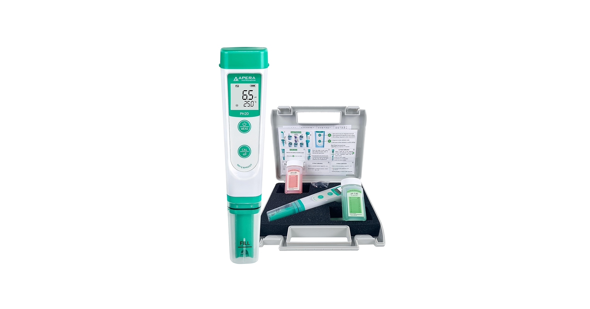 APERA INSTRUMENTS AI209-T Value Series PH20 pH Tester Combo