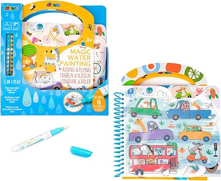Avenir AN221779 Water Magic Vehicles with Sticker & Colorful Play