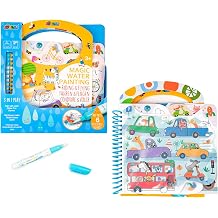 Avenir Reusable Water Coloring Book for Toddlers 3-5, Riding & Flying Theme
