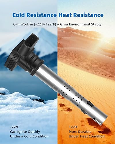 Miniatura 4 de ECCPP UF523 4 bobinas de encendido con 4 bujías de iridio A5 A6 Q3 RS4 RS5 TT UF575 3923