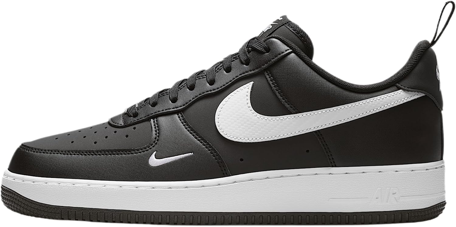 Nike Air Force 1 '07 Men's Shoes (Black/Black/White)
