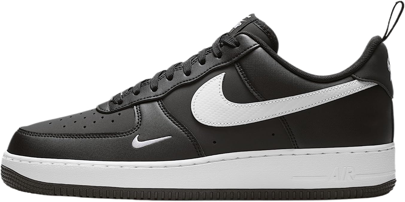 Nike Air Force 1 '07 Men's Shoes (Black/Black/White)