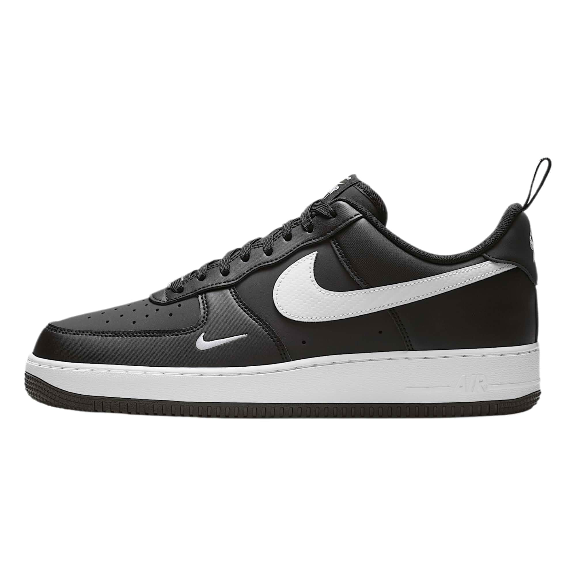 Nike Air Force 1 '07 Men's Shoes (Black/Black/White) Size 8.5