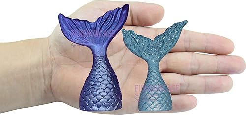 Miniatura 4 de Funshowcase Molde de silicona de cola de sirena para Sugarcraft, decoración de pasteles de fondant, decoración de cupcakes, chocolate, pastelería,