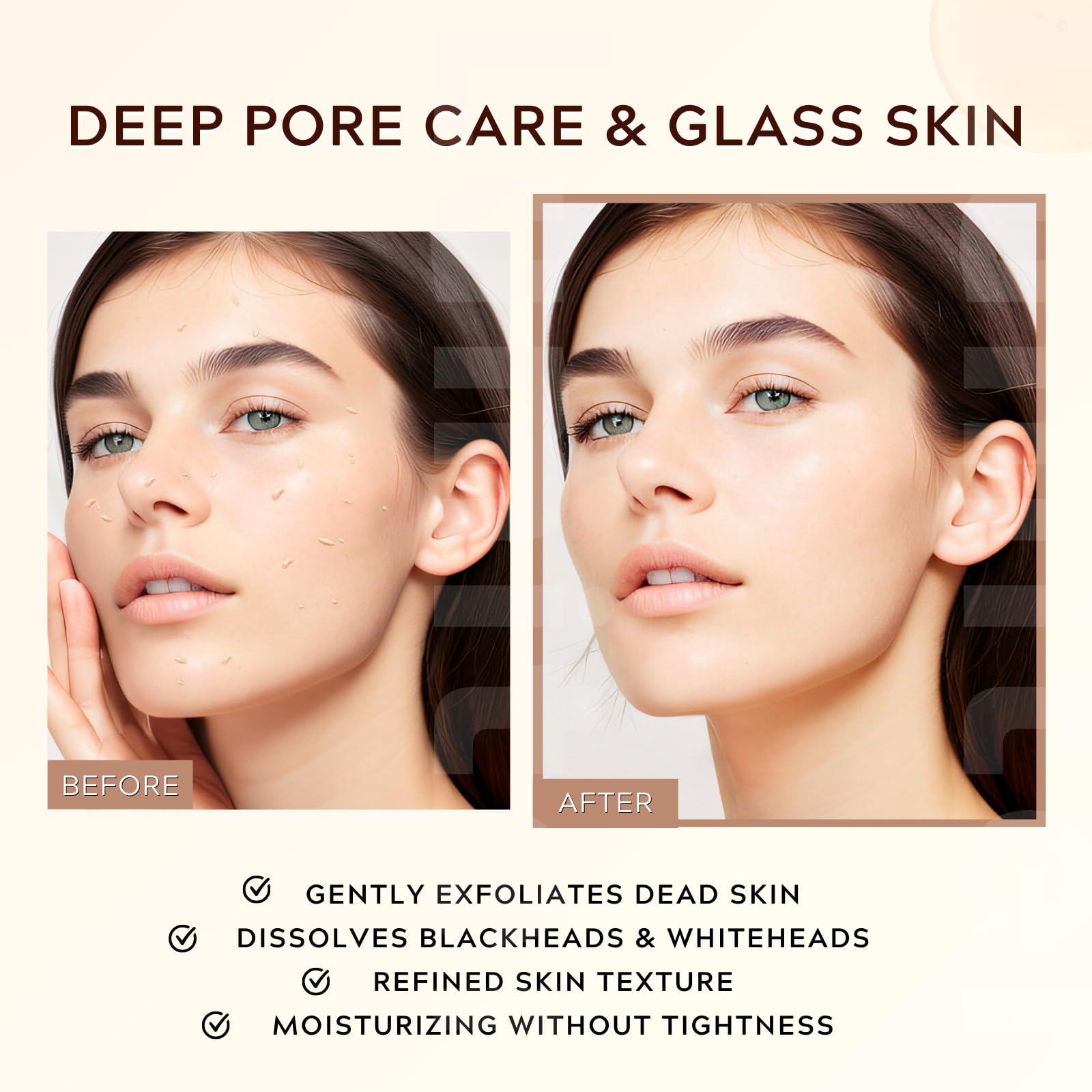 5PCS Rice Korean Skin Care Sets, Rice Skincare Set, Glowing Glass Skin Facial Kit - Image 4