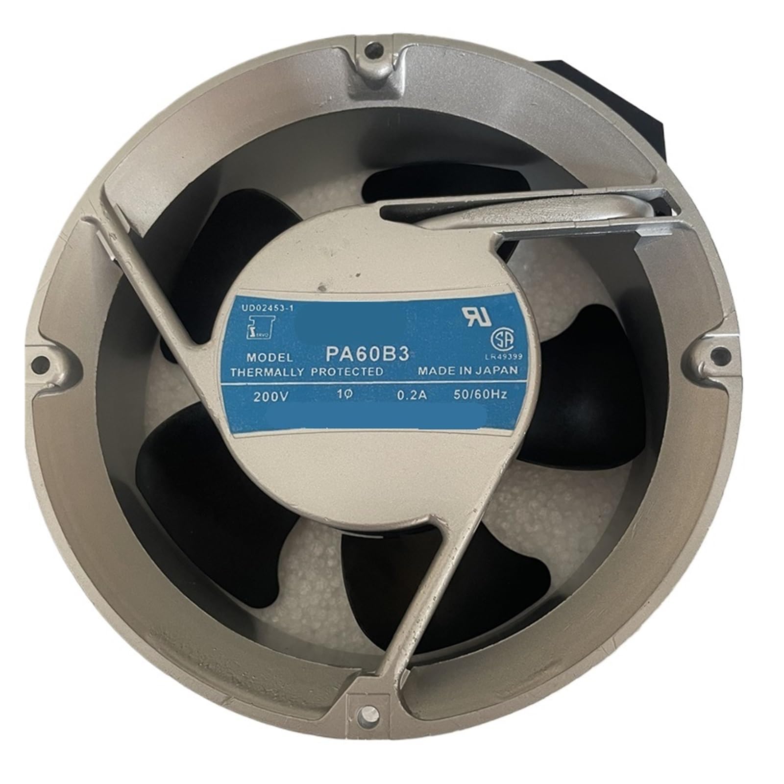 KNIUWMBMH 170x170x50mm PA60B3 200V 0.2/0.15A Cooling Fan
