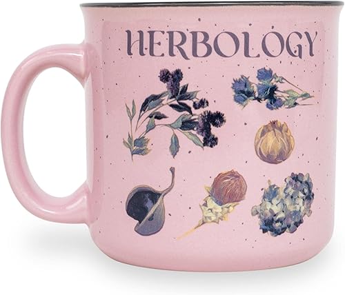 Harry Potter Herbology - Taza de cerámica para cámper  Wizarding World Casual Drinkware para café, té  Capacidad para 20 onzas
