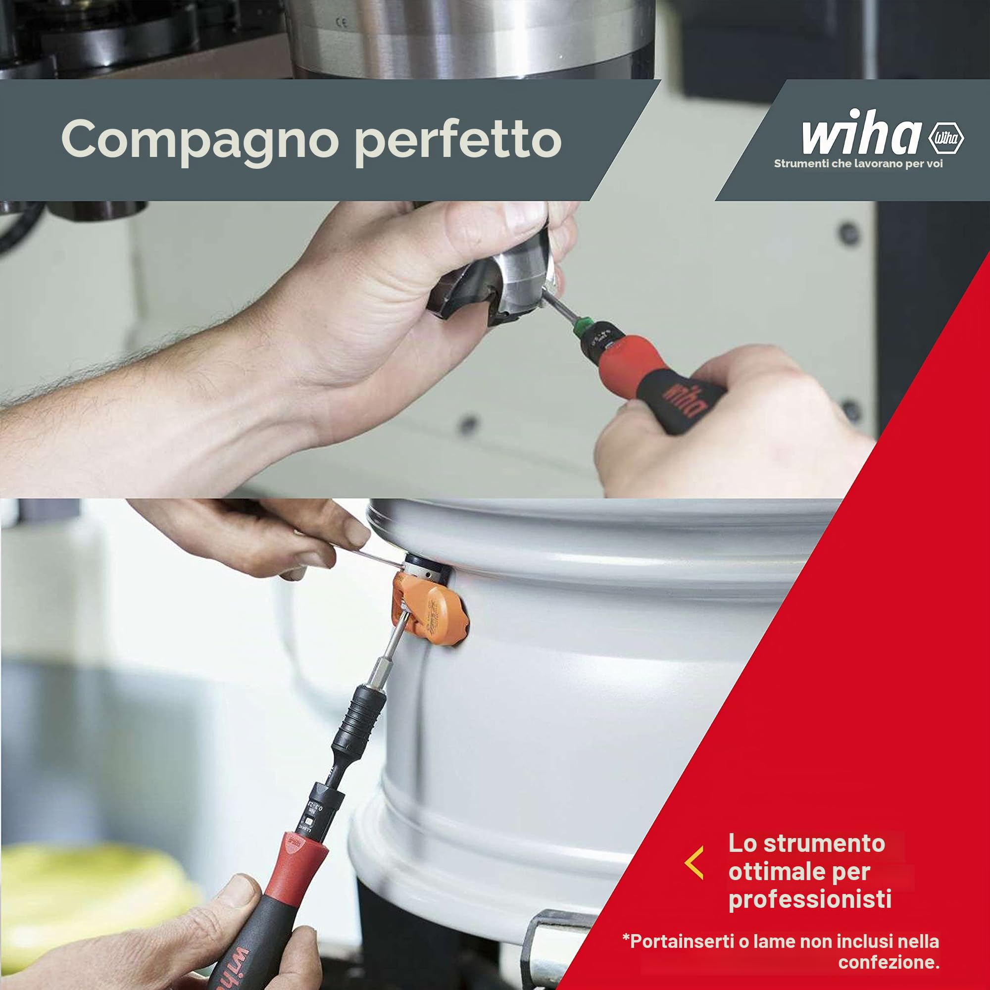 Wiha Destornillador dinamométrico TorqueVario®-S con limitación del par de apriete de ajuste variable 0.8-5 (26463)