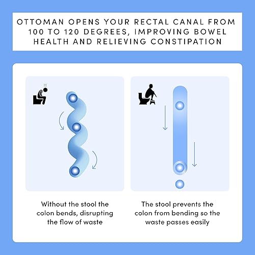 Miniatura 2 de TUSHY Ottoman - Taburete de inodoro original de primera calidad para tu baño, diseño moderno y elegante, 9.5 pulgadas, blanco / bambú, alto