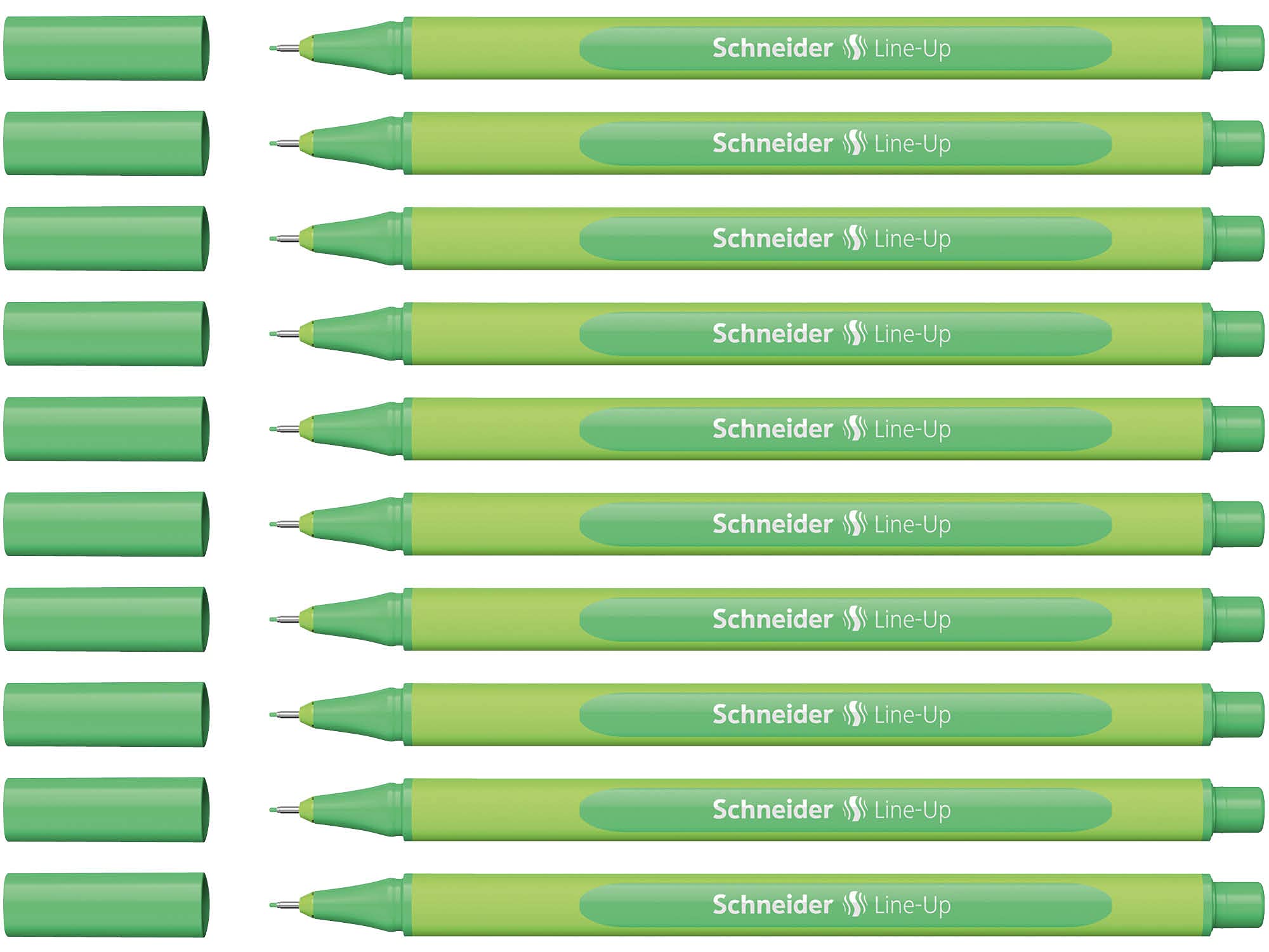 Schneider Schreibgeräte Line-Up, 0.4 mm, Highland Green Pack of 10