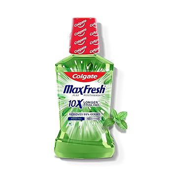Colgate Plax Fresh Tea Mouthwash, 0% Alcohol - 500 Ml