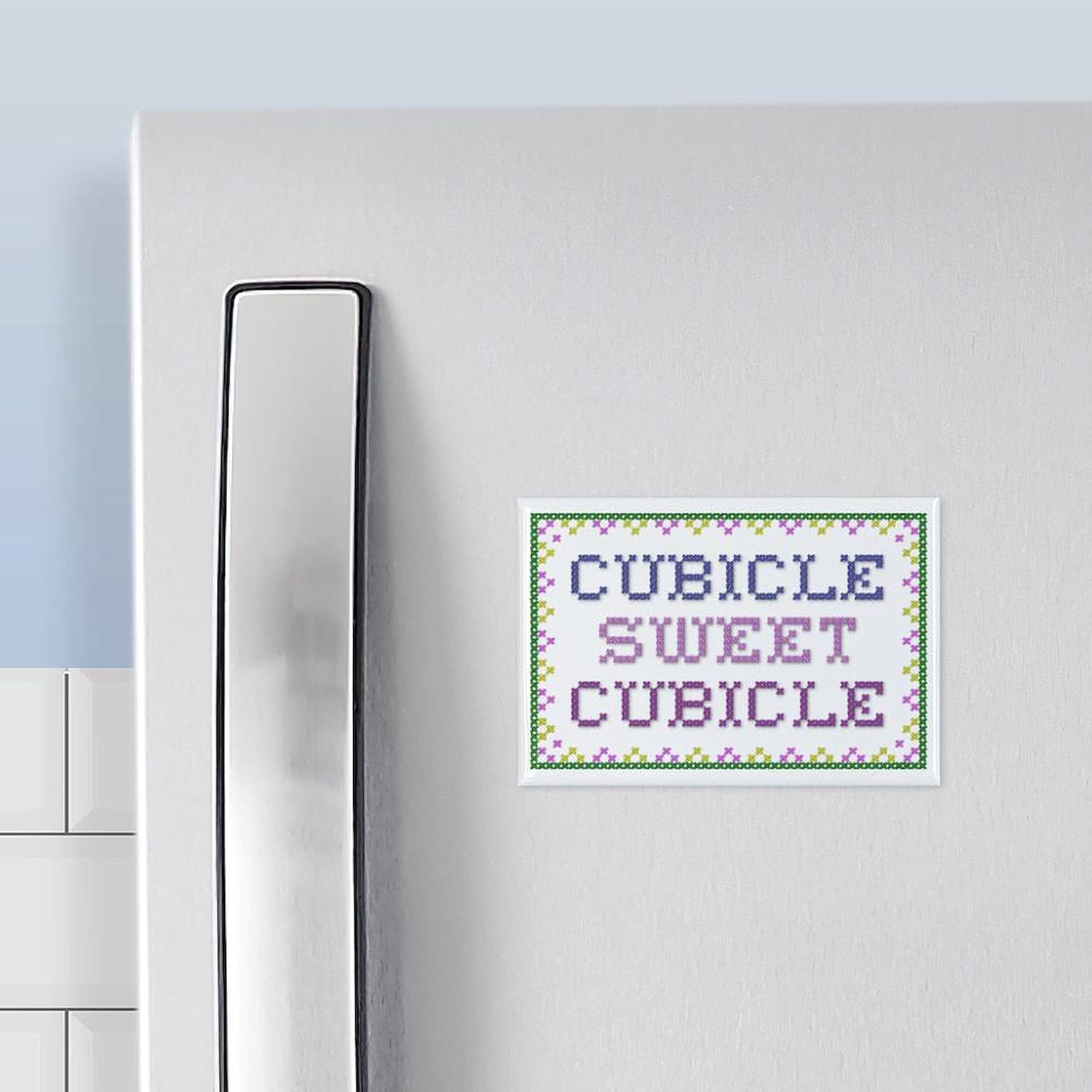 CafePress Cubicle Rectangle Magnet, 3"x2" Refrigerator Magnet