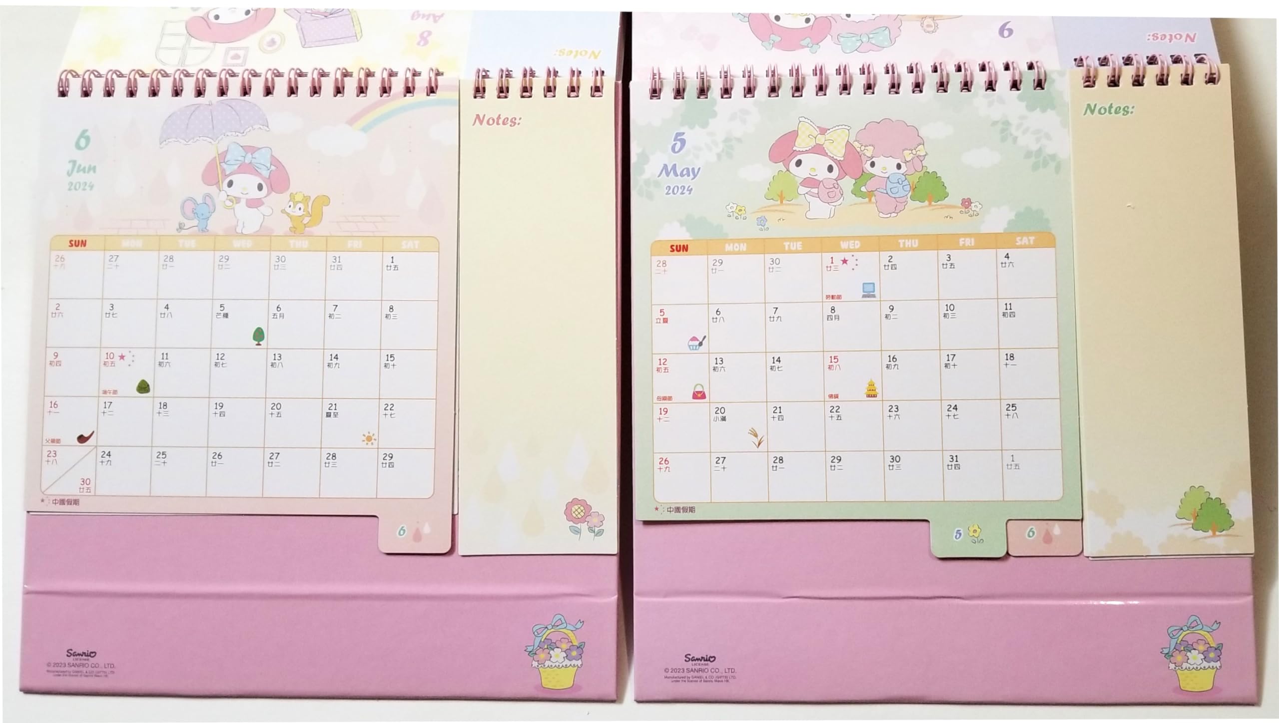 Amazon.com : 2024~2025 Feature Kawaii Melody Bunny Monthly