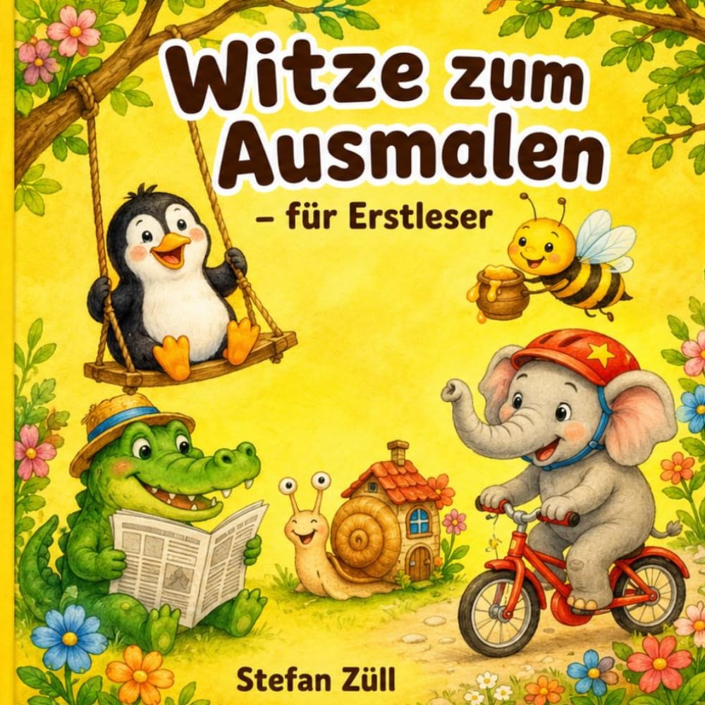 Witze zum Ausmalen: für Erstleser