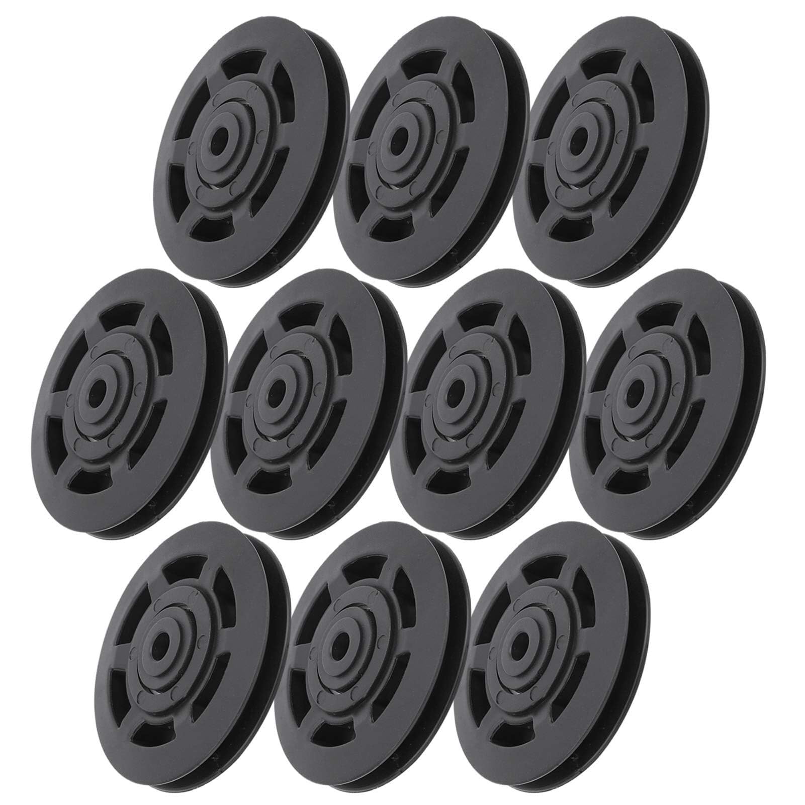 Bearing, Nylon Bearing Pulley Wheel, 10PCS 95MM Universal Gym Fitness Replacement Strength Training for Equipment Part Cable Merchine Wear Resistance