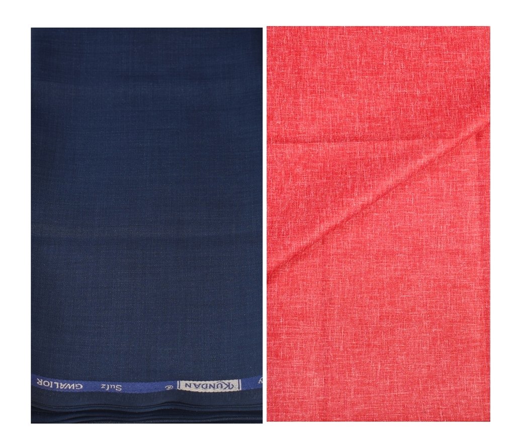 Men's Executive Shirt & Trouser Fabric Combo Set (1 Pant and Shirt Piece for Men)-image-12