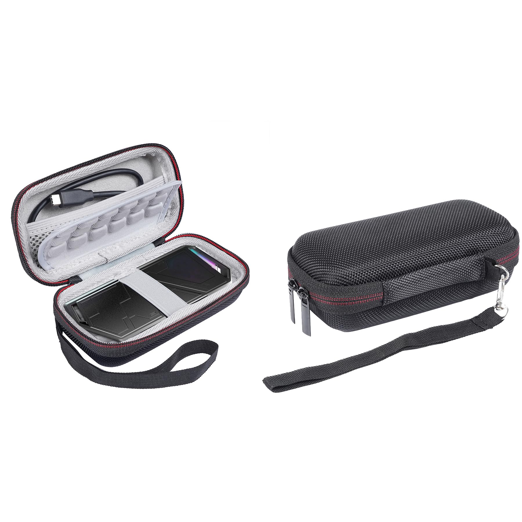 Étui De Transport Rigide Pour SSD Asus ROG Strix Arion – Protection Chocs, Poussière – Noir, Matériau EVA