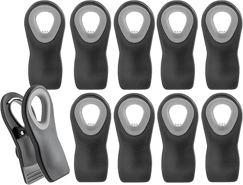 Cook with Color - Clips imantados para bolsas de cocina, de comida, de patatas fritas con cierre hermético 5 unidades (color aguamarina)