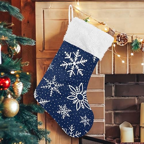 Miniatura 5 de Calcetines de Navidad de murciélago de Halloween, 1 paquete, medias colgantes grandes para chimenea con puño de piel de felpa para decoración de