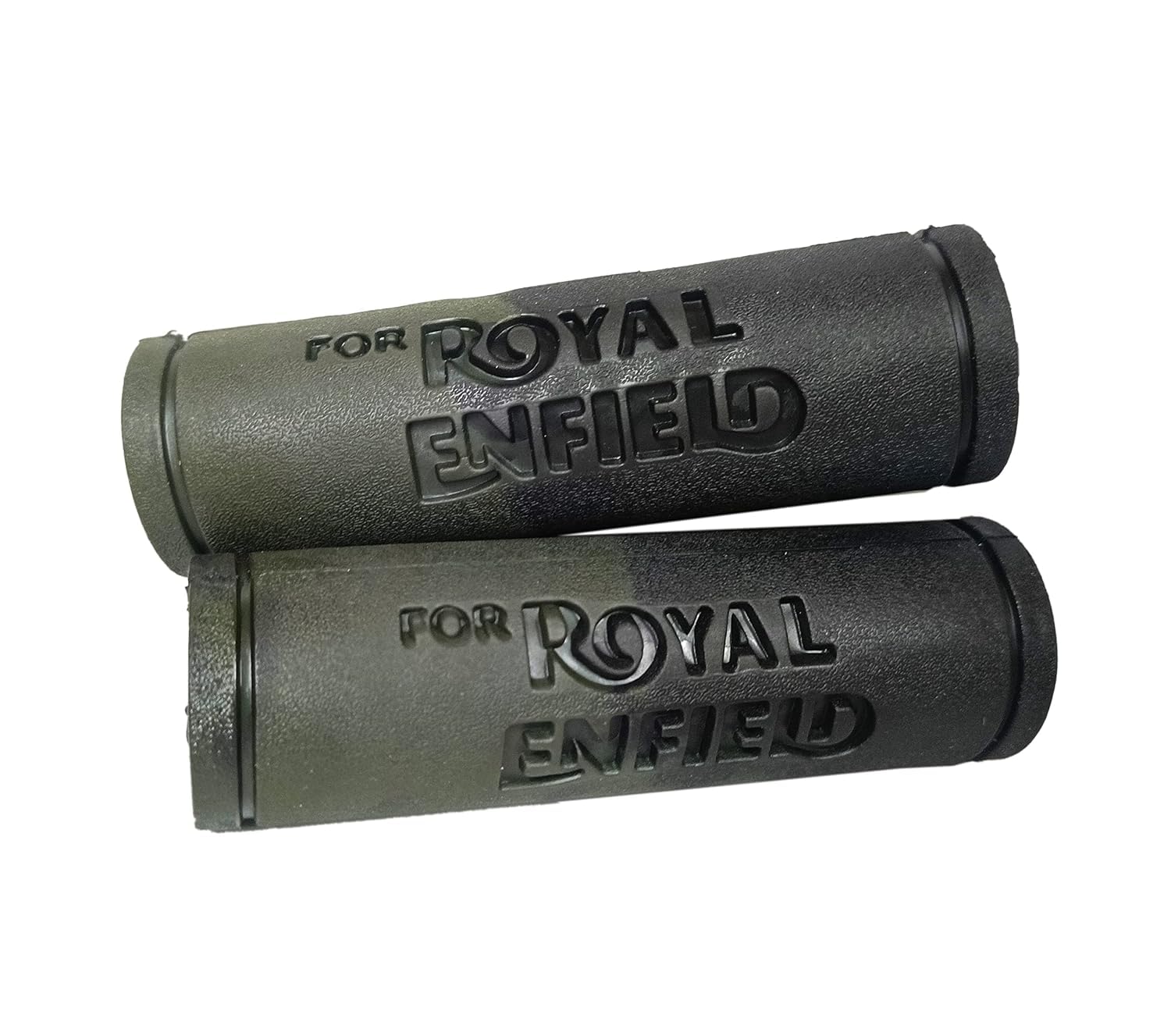 Pure Biking Handle Grip Rubber Compatible with RE Classic Bullet Standard Electra 350/500CC (Green Grip) - Image 2 thumbnail