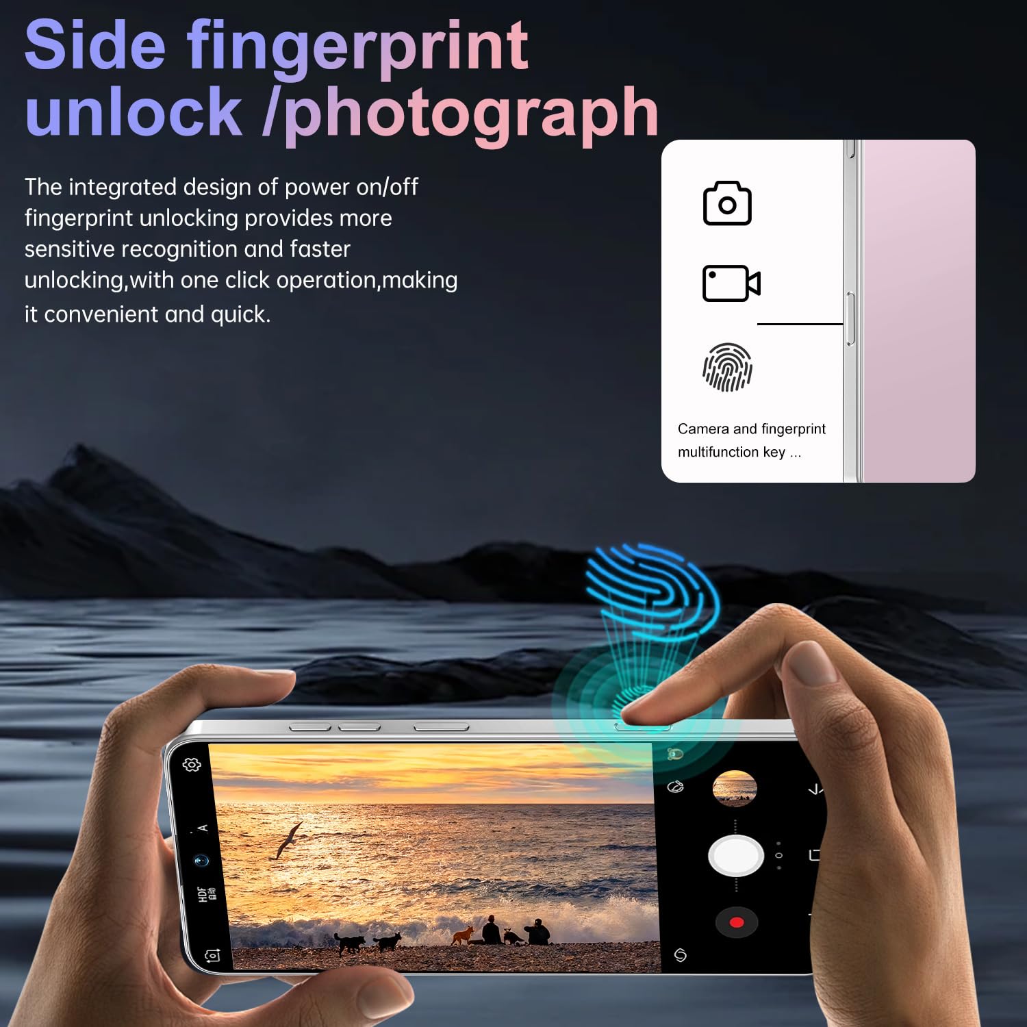 17PROMA X Smartphone: Snapdragon 8 Gen 3, 12GB RAM + 512GB Storage, 7000mAh Battery, 6.99-inch Display, 68MP+108MP Camera, Android 15, 5G, Dual SIM - Superior OS Outperforms Competitors (Pink)