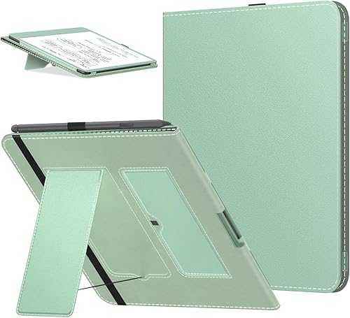 MoKo Funda para Amazon Kindle Scribe 2024/2022 de 1ª generación, funda delgada de piel sintética con función de encendido y apagado automático para