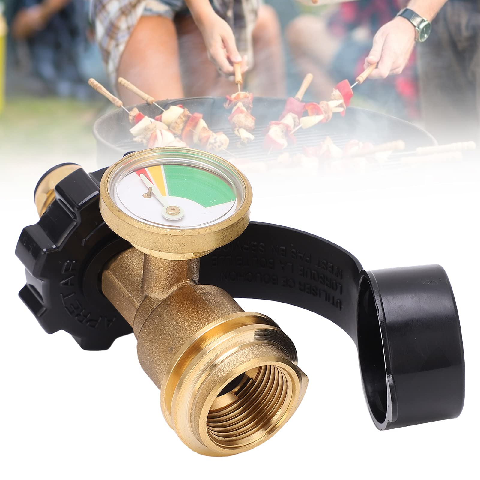 MCAMPAS Propan-Tank-Adapter – Wandelt Auf 6,35 Mm Schnellverbindung Um, Für Campinggrill, 0,5 Kg