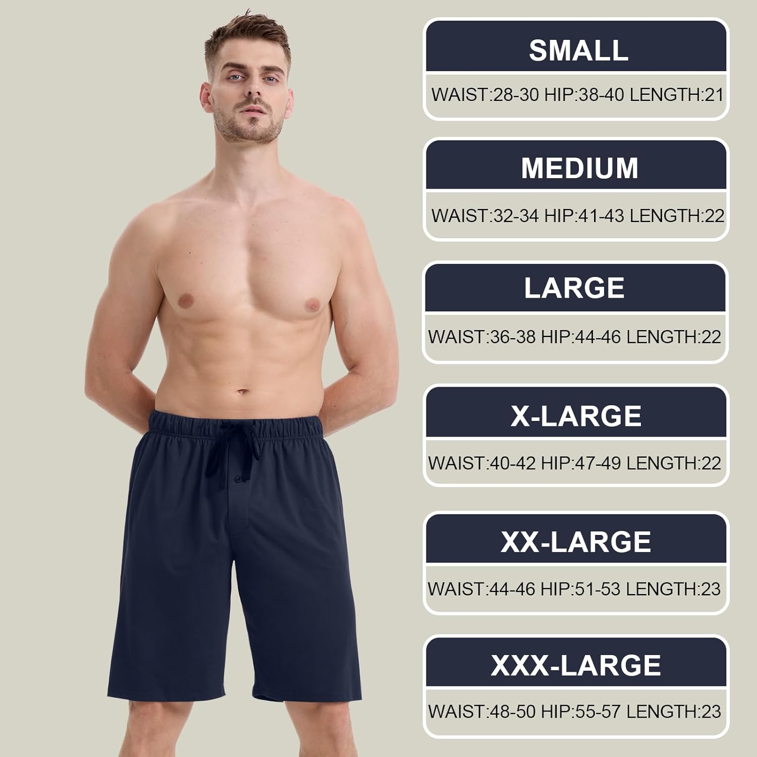 BAMBOO COOL Mens Pajama Pants Sleep Lounge Bottoms Soft Comfy Pj Pant Sleepwear with Pockets 2 Pack - Image 4