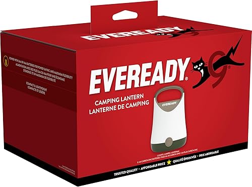 Miniatura 7 de Eveready Linterna LED para campamento X-250 (paquete de 2), luces superbrillantes, resistentes al agua, 100 horas de tiempo de funcionamiento