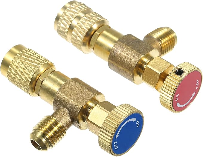 Válvula de carga refrigerante R12 R410, cobre y control de flujo miniatura 3