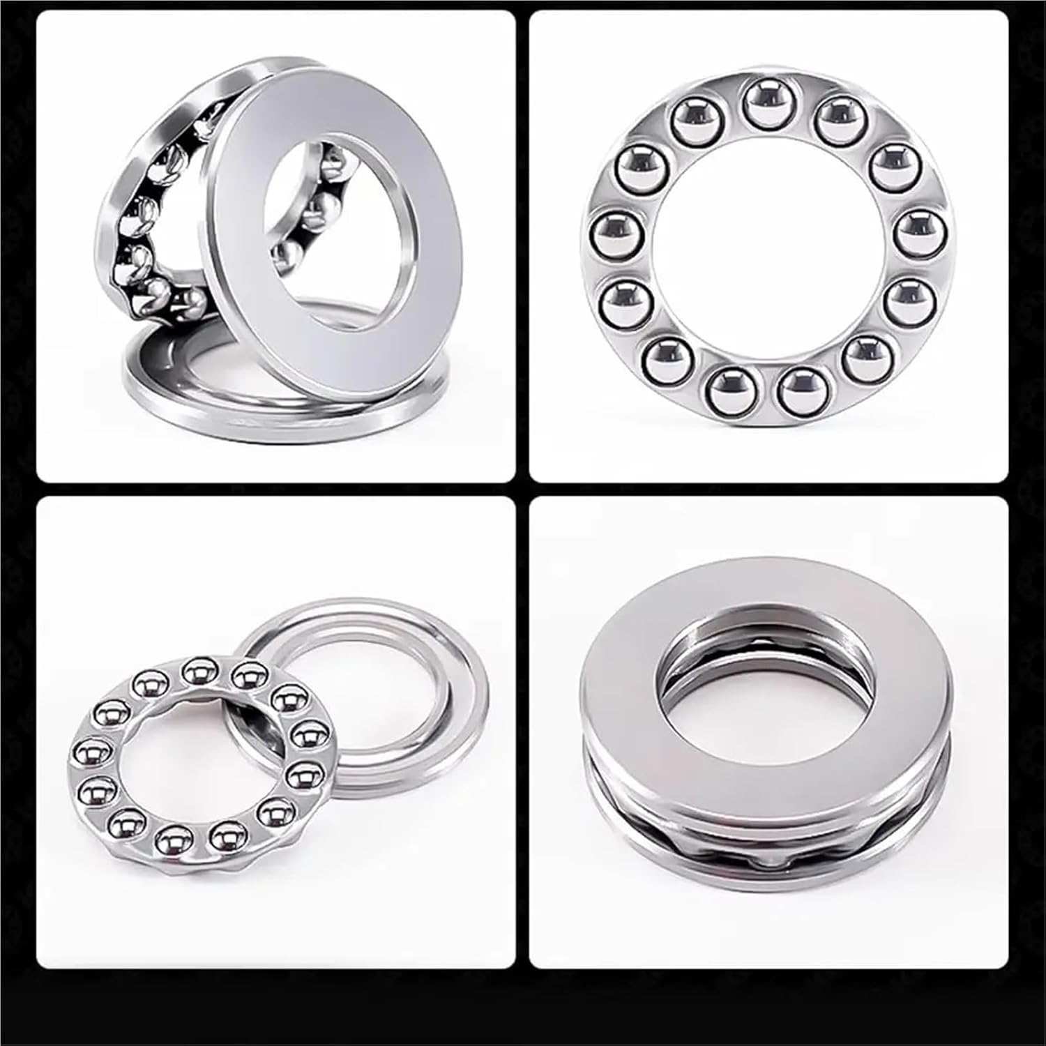 1pcs Stainless Steel 304/440 Thrust Ball Bearing S51208 S51209 S51210 S51111 S51112(S51208 40x68x19)