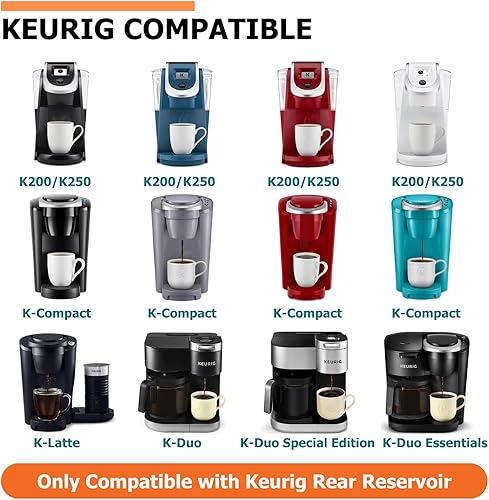 Miniatura 4 de Kit de inicio Keurig de repuesto para Keurig 2.0 K200K250, K-Compact, K-Duo, K-Duo Essentials, K-Latte Brewers - Incluye soporte para filtro de