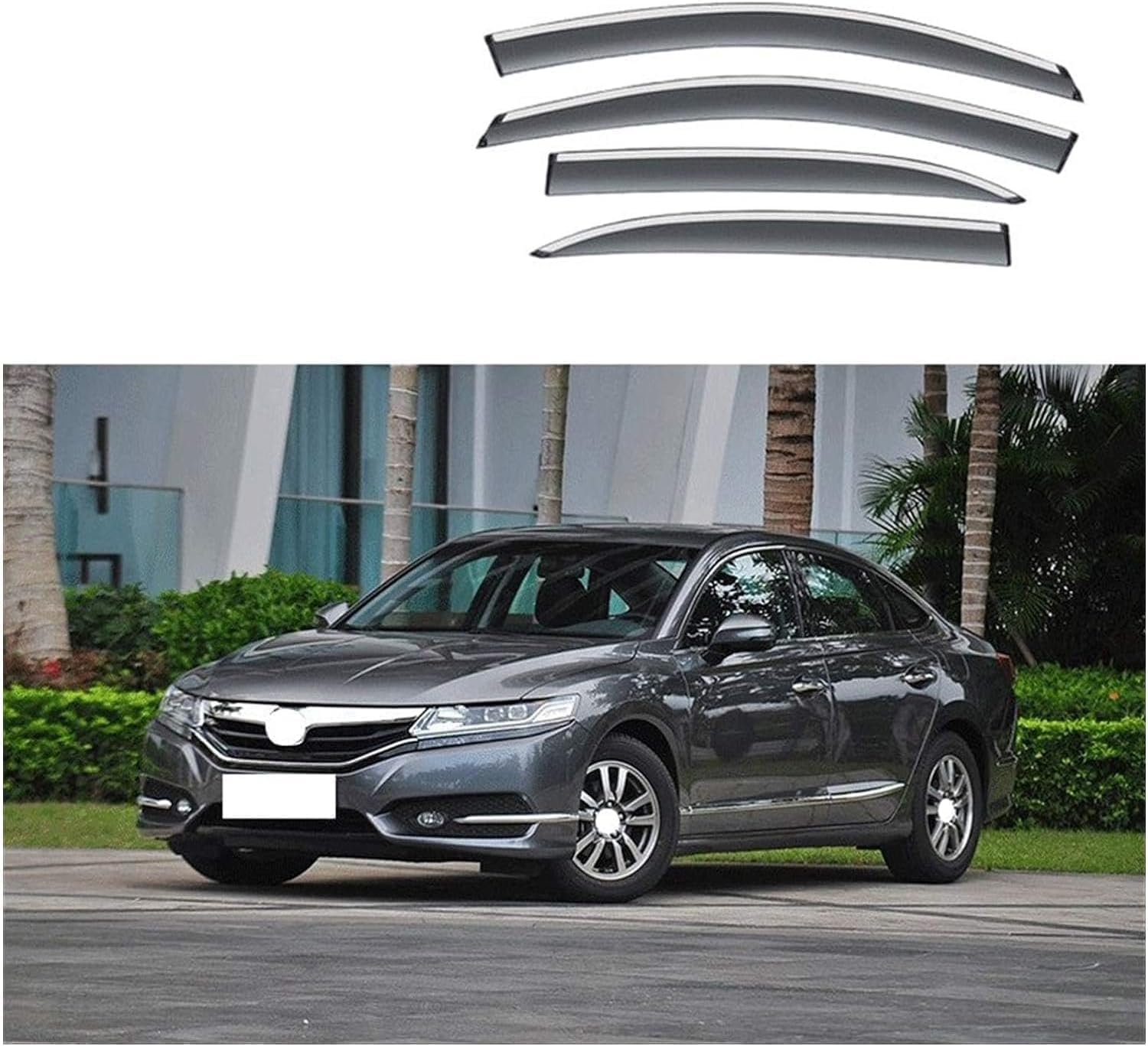PANXUC Car Wind Deflectors for Spirior 2015-2020, Side Window Wind Rain Deflector Window Visor Sun Rain Guard Smoke Guards