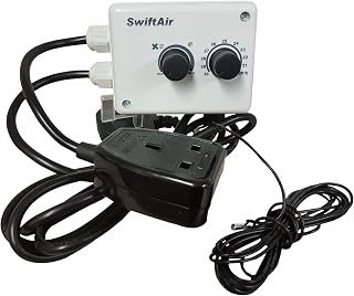 Swiftair Temperature Hydroponics Fan Speed Controllers Silent Climate up to 950w (single socket-300w Max)