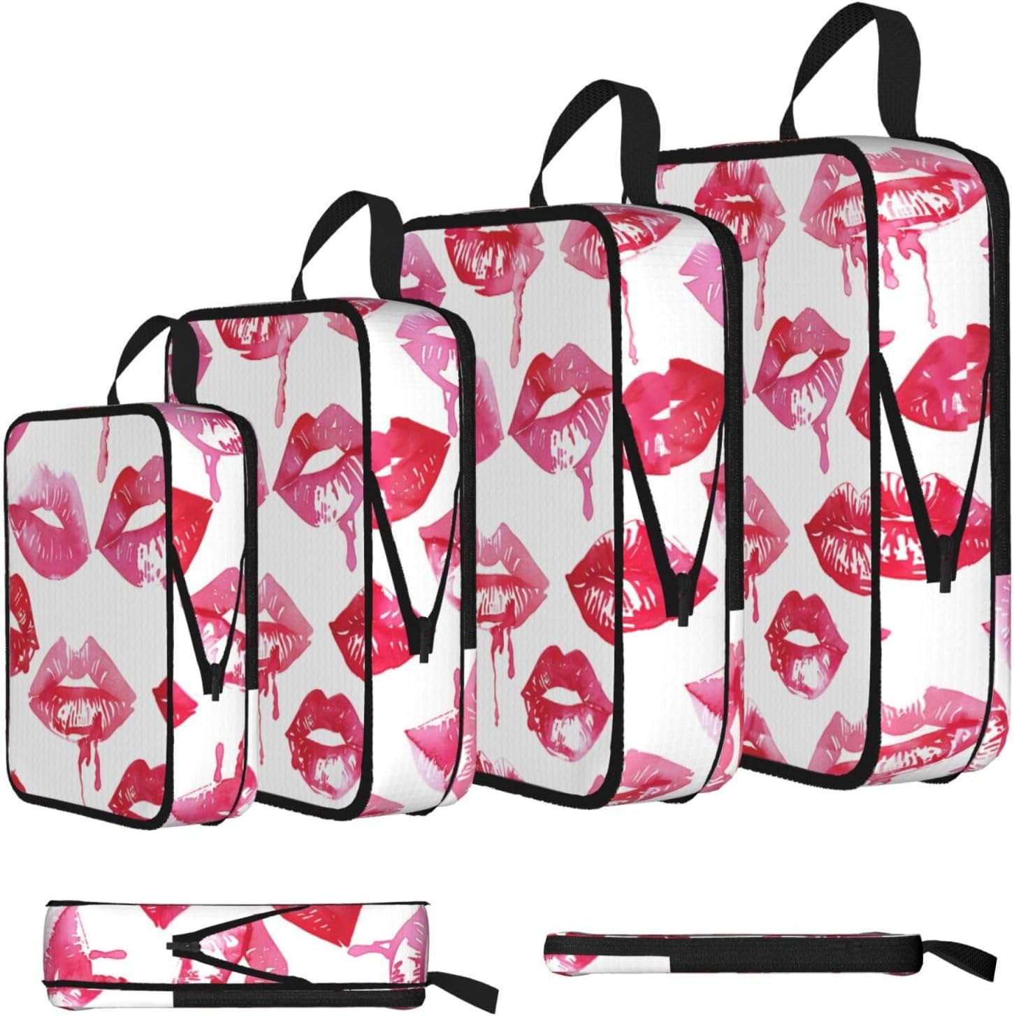 4 Set Compression Packing Cubes for Travel