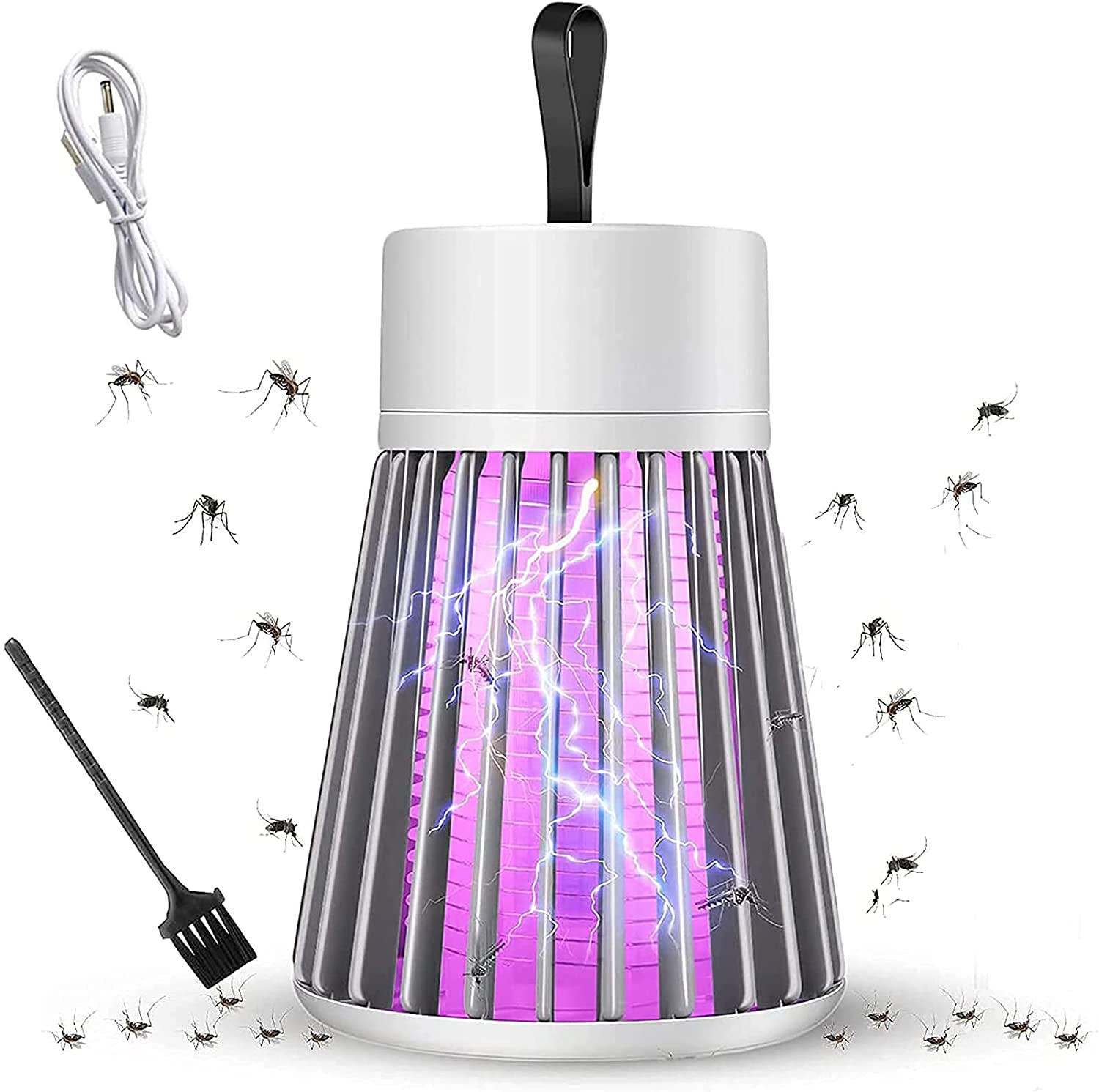 Ostin Trap Zapper Portable Mosquito Killer Lamp, Electric Fly Killer, USB Rechargeable Bug Zapper Electric Fly Zapper,