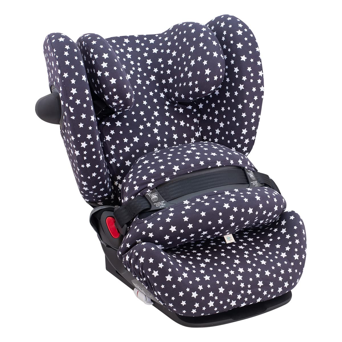 JYOKO KIDS Funda de algodón para silla de coche compatible con Cybex Pallas G I-SIZE (Funda Pallas G, WINTER SKY)