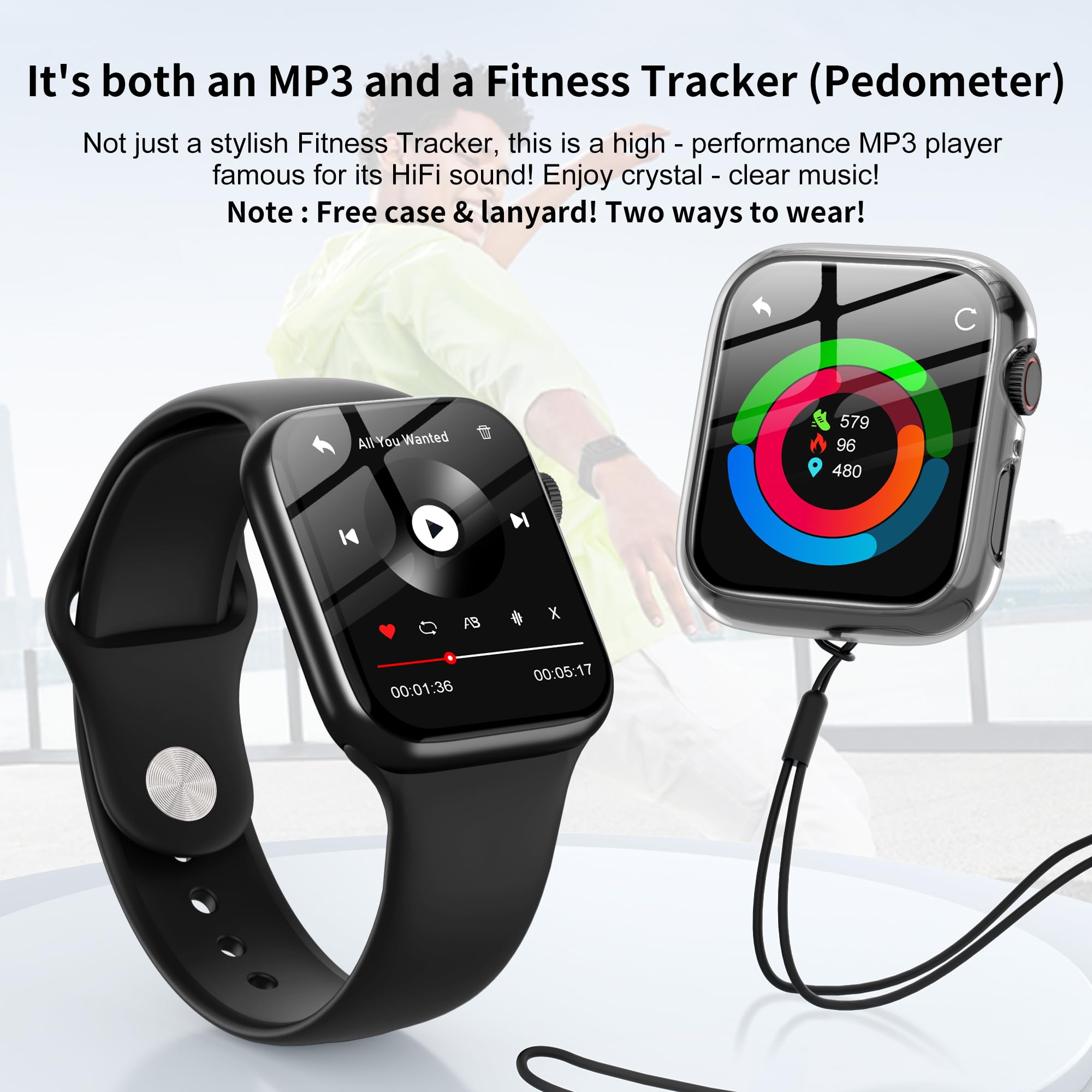 Wrist Band Fitness Band Mp3 X3watch Smart Fitness Tracker Watch