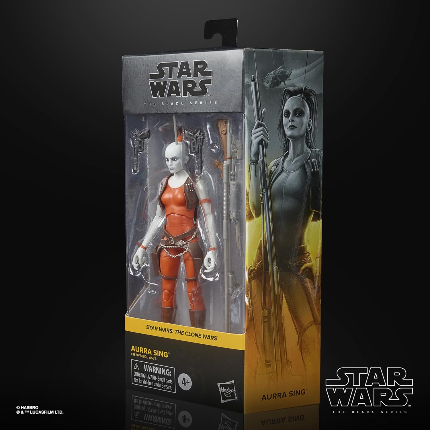 STAR WARS The Black Series Aurra Sing Toy 6-Inch-Scale The Clone Wars Collectible Action Figure, Toys for Kids Ages 4 and Up,F1870