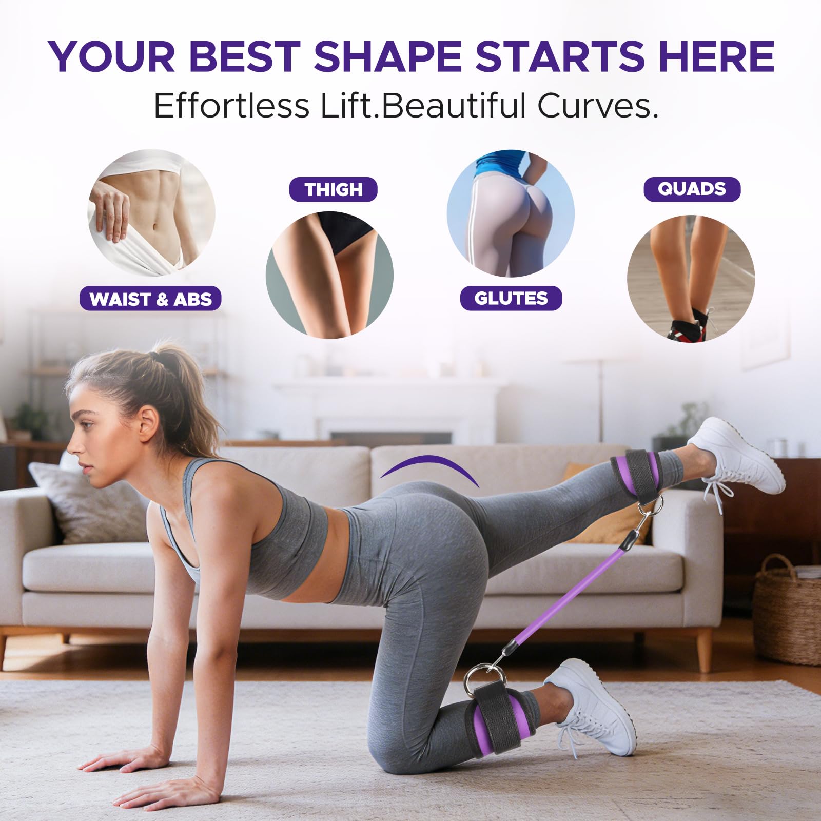 Amazon.com : diputox Pilates Ring Kit for Women, Pilates Equipment