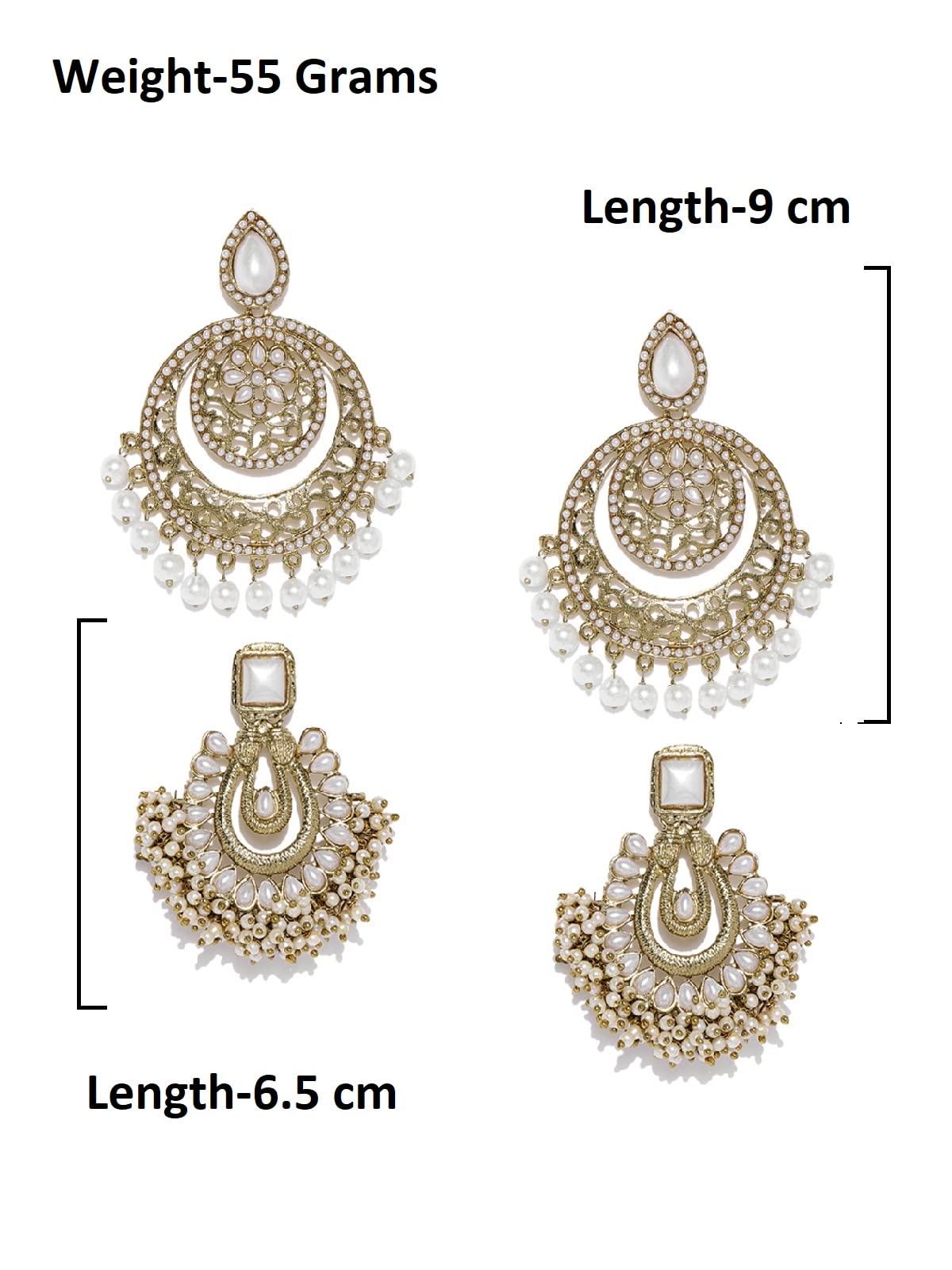 Antique Metal Plated Dangle Earrings for Women - ZPFK8739
