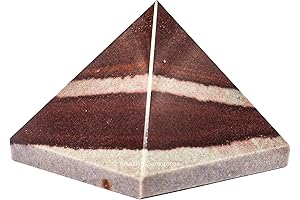 Shiva Lingam Narmada Pyramid Crystal Statue for Meditation & Spiritual Practice