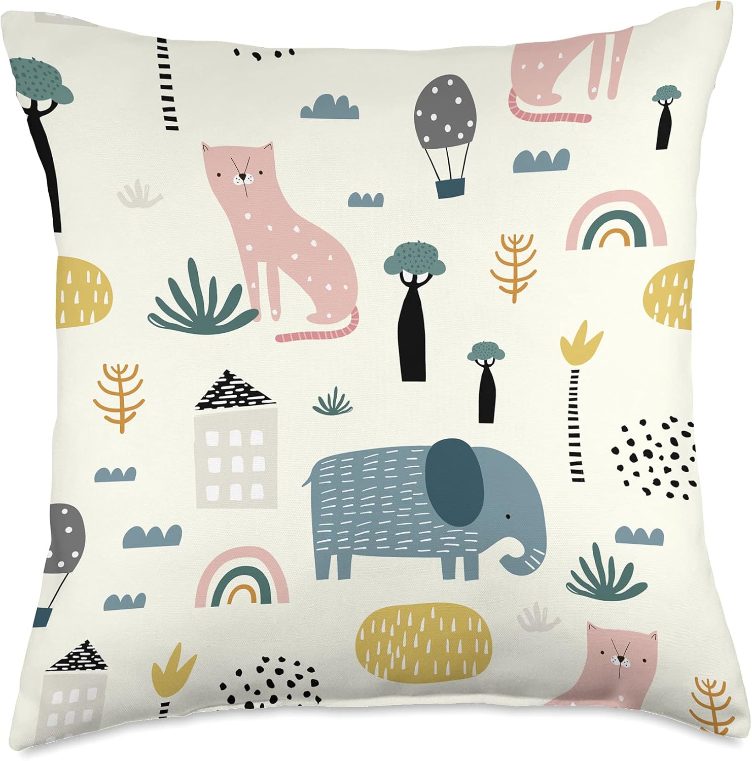 elephant throw pillow amazon