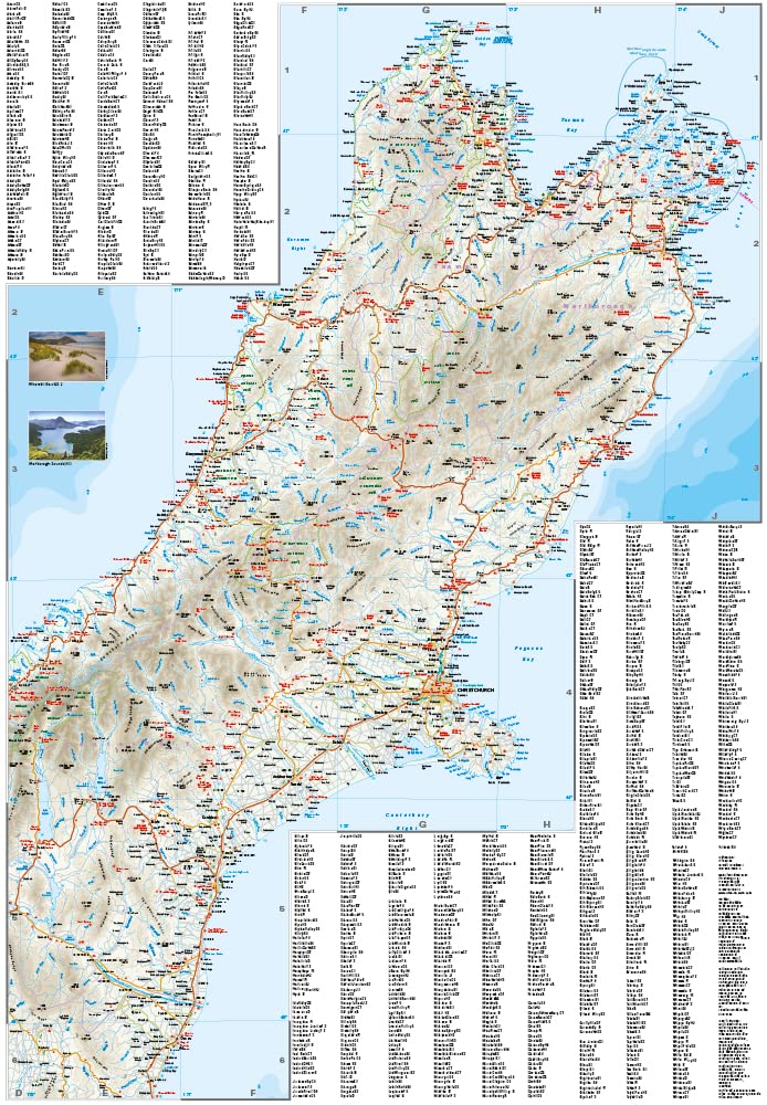Reise Know-How Landkarte Neuseeland, Südinsel 1:550.000: world mapping project (New Zealand - South Island (1:550.000))