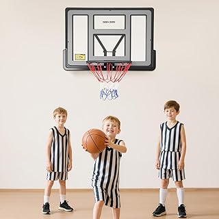 Performance Pet Backboard & Rim Combo, 44" x30" Basketball Rim Basketball Rim Replacement Basketball Backboard Outdoor Indoor Basket Ball Hoop for Home Training Club(2 Packages Shipping)